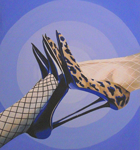 Leinwandbild Direkt HOSEUS, High Heels 100x80