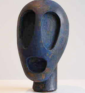 Skulptur G-Maske H 20 cm, HOSEUS, Kunst:
