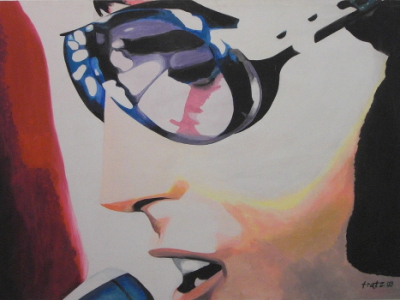 Leinwandbild Direkt Art, HOSEUS, Elvis 120x100