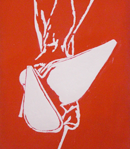 Leinwandbild Direkt Art, HOSEUS, High Heels ueberkreuzt 80x100