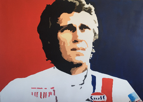 Leinwandbild Steve McQueen 200x150, Kunst: HOSEUS macht Direkt Art: Leinwandbilder, Skulpturen. HOSEUS ist ein Künstlerpaar in München und erschafft seine Werke mit Fusiontechnik